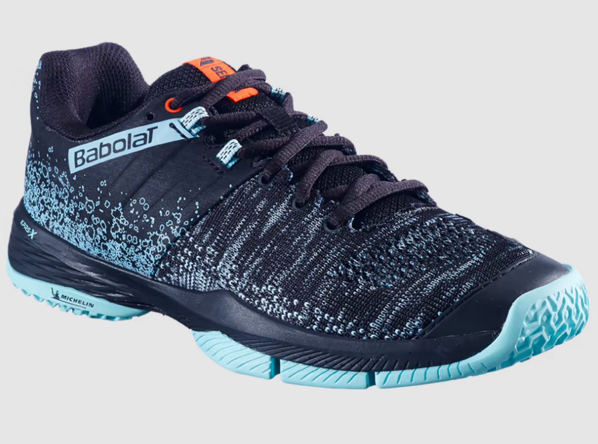 Tenis Babolat Padel DAMA Sensa Negro/Azul – TenisTodo