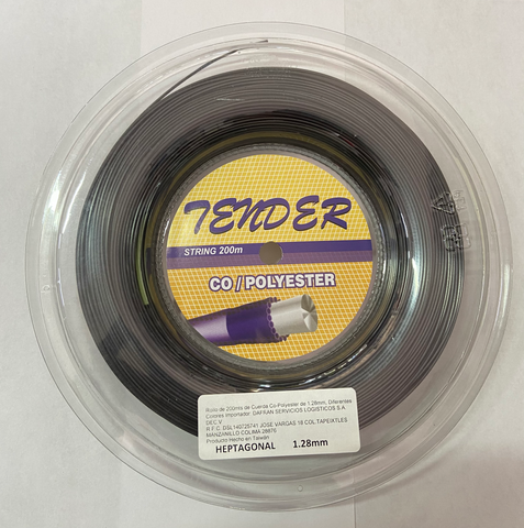 Set de cuerda Tender Heptagonal de 12mts. Dif. Colores.